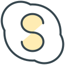 chat, communication, media, skype, social, video svg vector icon