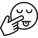 booger, nose, picking svg vector icon