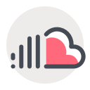 media, network, social, soundcloud, web svg vector icon