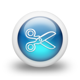 glossy,blue,orb icon