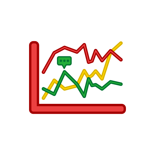 Line Chart svg vector icon