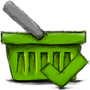 basket,accept icon
