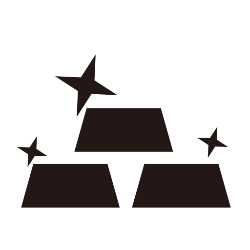 Gold svg vector icon