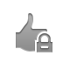 hand,thumbsup,lock icon