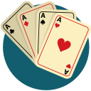 cards, gamble, game, play, poker svg vector icon