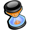 hourglass, time icon