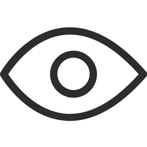 Eyes svg vector icon