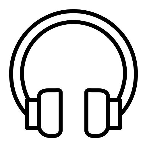 Headset svg vector icon