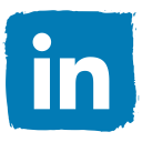 linckedin, social svg vector icon