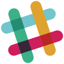 logo, slack svg vector icon