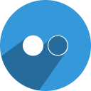 flickr, media, network, social svg vector icon