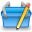 edit, shoppingbasket icon