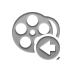 film,reel,left icon
