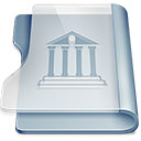 folder, library icon