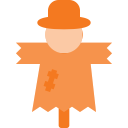crow, halloween, holyday, scare, scarecraw svg vector icon