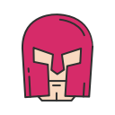 bad guy, magneto, marvel, villain svg vector icon