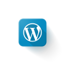 logo, wordpress svg vector icon