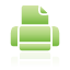 green, printer icon