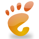 start,here,gnome,orange icon