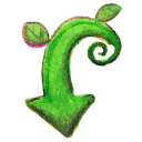 download,descending,fall,decrease,down,descend icon