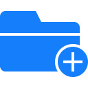 add, folder svg vector icon