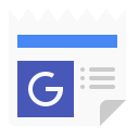 daily, data, google, news, newsfeed, newspaaper, service svg vector icon