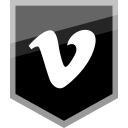 logo, media, social, vimeo svg vector icon