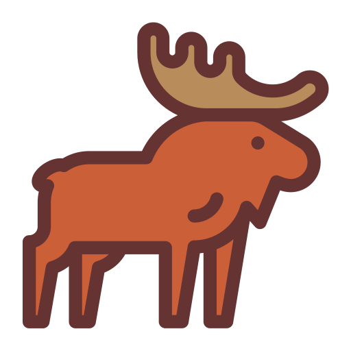 Elk svg vector icon