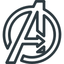 action, avengers, book, comic, marvel, movie svg vector icon