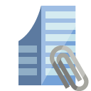 company,attachment icon