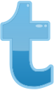 media, social, t, tumblr svg vector icon