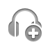earphone,add icon