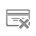 credit,card,cross icon