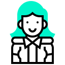 avatar, human, occupation, president, profession, woman svg vector icon