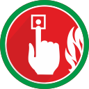 alarm, alert, fire, problem, warning svg vector icon