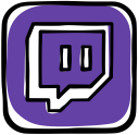 community, gamer, games, media, platform, social, twitch, video svg vector icon