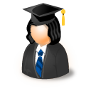 gradfemale,avatar icon