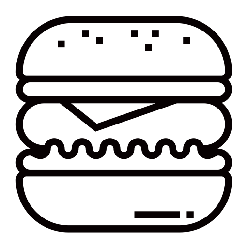 Hamburger svg vector icon