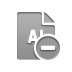 file,format,ai,delete icon