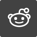 media, reddit, social, square svg vector icon