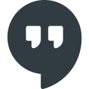 hangout, logo, media, social svg vector icon