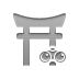 shinto,temple,binoculars icon