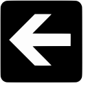 arrow, left svg vector icon