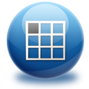 align, grid, layout, left, top icon
