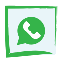 media, social, whatsapps svg vector icon