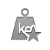 weight,kilogram,star icon