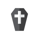 coffin svg vector icon