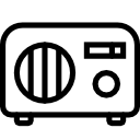 table,radio icon