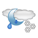 wet,flurry,night icon