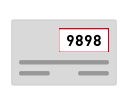 credit card, csc, cv2, cvc, cvv, security code svg vector icon